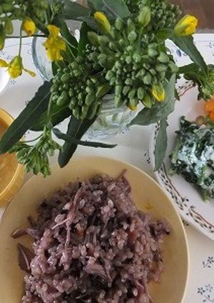 玄米きのこピラフ♪炊飯器で-レシピのメイン写真