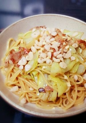 春キャベツのペペロンチーノ-レシピのメイン写真