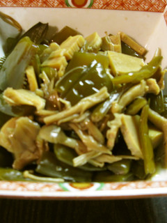 きのこ満載の茎わかめ煮-レシピのメイン写真