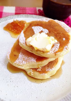5分で簡単もちもちパンケーキ-レシピのメイン写真
