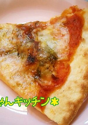 フライパンで簡単！手作りピザ☆-レシピのメイン写真