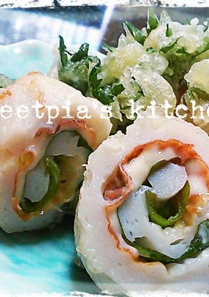 簡単美味◎チーズと大葉のちくわ巻き天ぷら-レシピのメイン写真