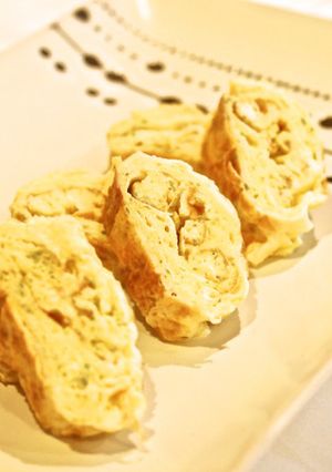 青のりとレモン風味の、だし巻き卵-レシピのメイン写真