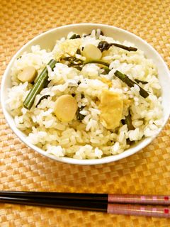 ☺白だしで超簡単♪炊飯器で山菜おこわ☺-レシピのメイン写真