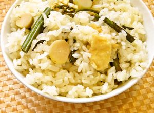 ☺白だしで超簡単♪炊飯器で山菜おこわ☺-レシピのメイン写真