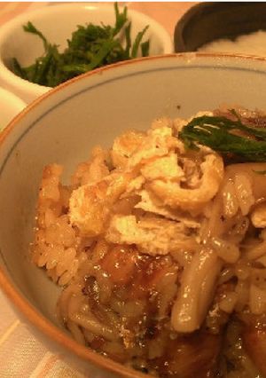 前日の蒲焼きで！簡単炊き込みご飯-レシピのメイン写真