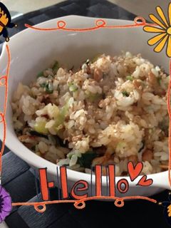 マタママにも野菜たっぷり納豆チャーハン-レシピのメイン写真