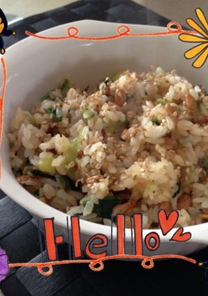 マタママにも野菜たっぷり納豆チャーハン-レシピのメイン写真