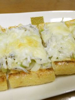 健康美味!油揚げしらすねぎチーズ焼き♪-レシピのメイン写真