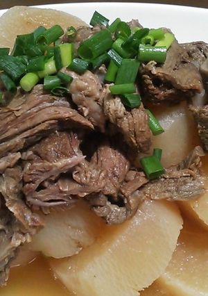 牛スジ肉と大根の煮物-レシピのメイン写真
