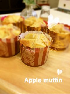 HMで簡単☆たっぷり♪りんごマフィン-レシピのメイン写真