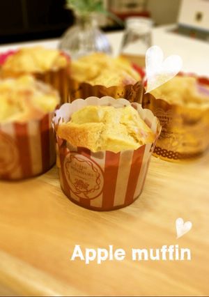 HMで簡単☆たっぷり♪りんごマフィン-レシピのメイン写真