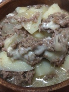 じゃがいもとひき肉のスープ煮-レシピのメイン写真