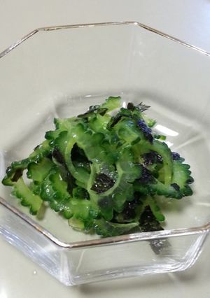 ゴーヤ海苔和え-レシピのメイン写真