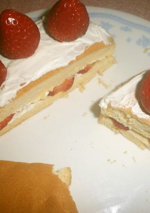 ふわふわスポンジケーキ-レシピのメイン写真