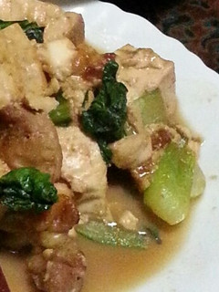 豆腐と鶏肉のガーリック炒め-レシピのメイン写真
