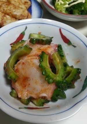 ゴーヤたこキムチ-レシピのメイン写真