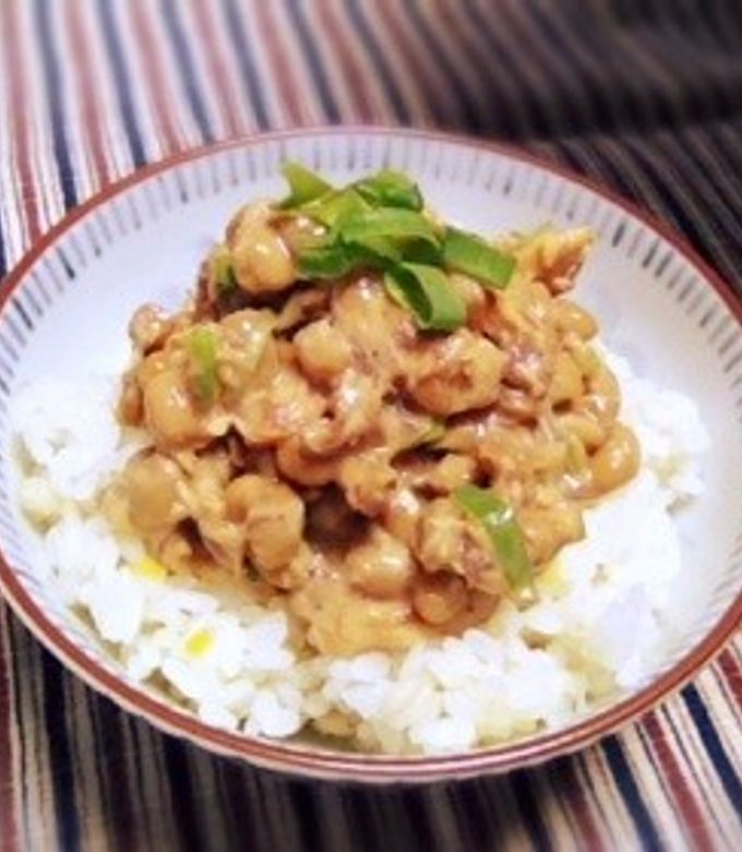 贅沢アレンジ納豆ご飯②✨サバ味噌缶納豆-レシピのメイン写真