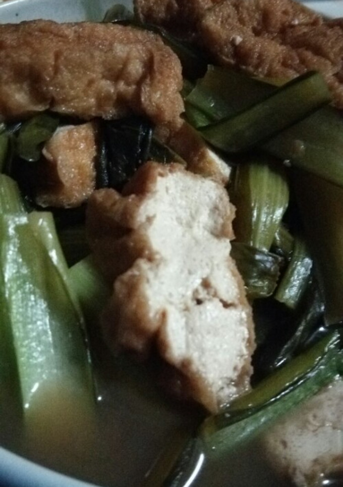 厚揚げと小松菜の煮物-レシピのメイン写真