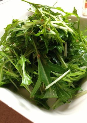 水菜の胡麻サラダ-レシピのメイン写真