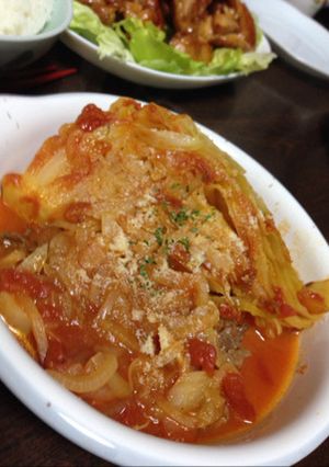 春キャベツのトマト煮-レシピのメイン写真