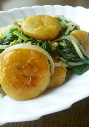 おからでモチモチ旨い☆節約レバニラ風-レシピのメイン写真