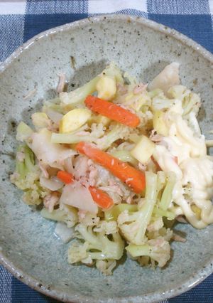 カリフラワーとさつま芋のサラダ-レシピのメイン写真
