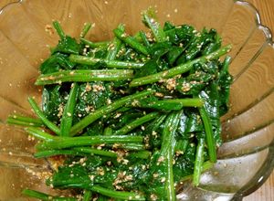 ほうれん草のゴマ和え ほうれん草のゴマ和え-レシピのメイン写真