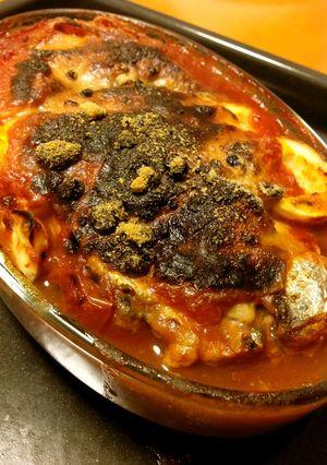 鰯と卵のトマトグラタン-レシピのメイン写真