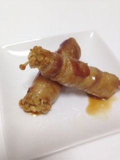 お弁当に簡単おかず♬えのきの豚肉巻き♬-レシピのメイン写真