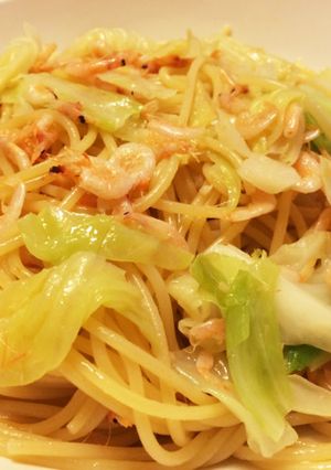 キャベツと桜エビの春パスタ-レシピのメイン写真