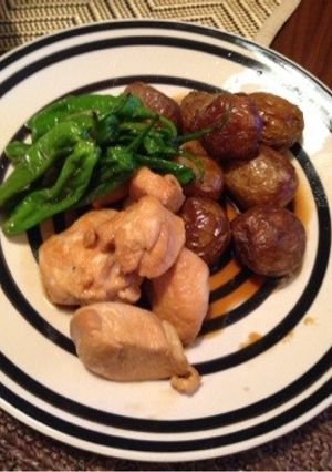 新ジャガで作る揚げジャガと鶏肉の中華煮☆-レシピのメイン写真