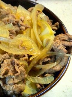 牛丼-レシピのメイン写真