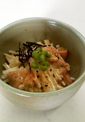 すぐ出来おつまみ マテ茶鶏と長芋和え -レシピのメイン写真