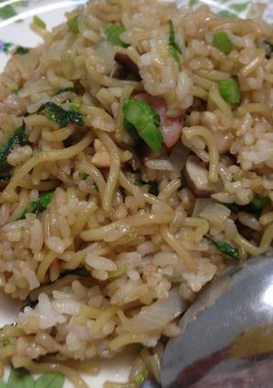 菜の花そば飯-レシピのメイン写真
