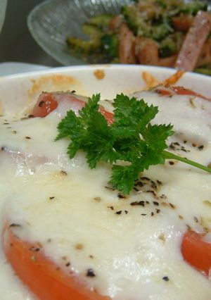 トマトのモッツァレラチーズ焼-レシピのメイン写真