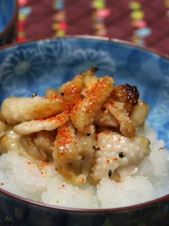 酒の肴に♪鶏皮ポン酢-レシピのメイン写真