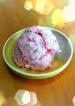男でも簡単 苺のフローズン ヨーグルト-レシピのメイン写真