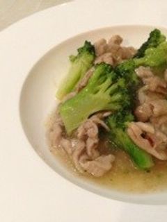 旨!ブロッコリーと豚肉の中華炒め-レシピのメイン写真