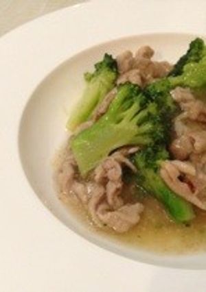 旨！ブロッコリーと豚肉の中華炒め-レシピのメイン写真