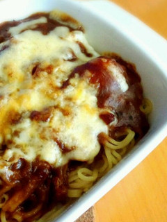 カレーリメイク☆焼きカレー麺☆-レシピのメイン写真
