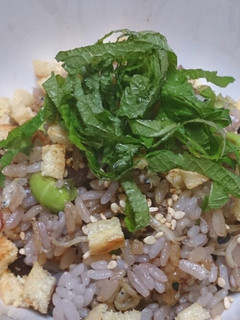 芝漬け雑穀米炒飯~お茶漬け風~-レシピのメイン写真