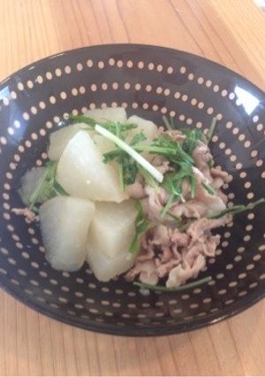 豚と大根☆あっさり塩ニンニク煮物-レシピのメイン写真