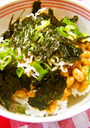 朝食や1人ランチに♪即席！超簡単な納豆丼-レシピのメイン写真