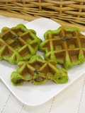 ＊抹茶と小豆のベルギー和ッフル＊