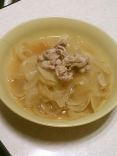 玉ねぎ豚肉の煮物-レシピのメイン写真