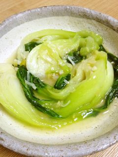 ゴロっとチンゲン菜の中華炒め-レシピのメイン写真