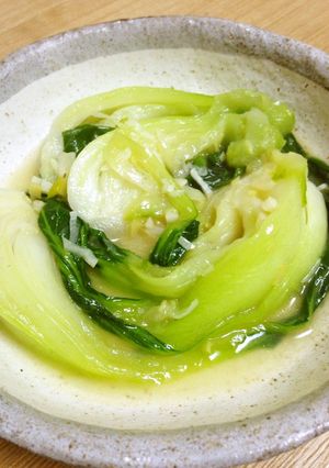 ゴロっとチンゲン菜の中華炒め-レシピのメイン写真