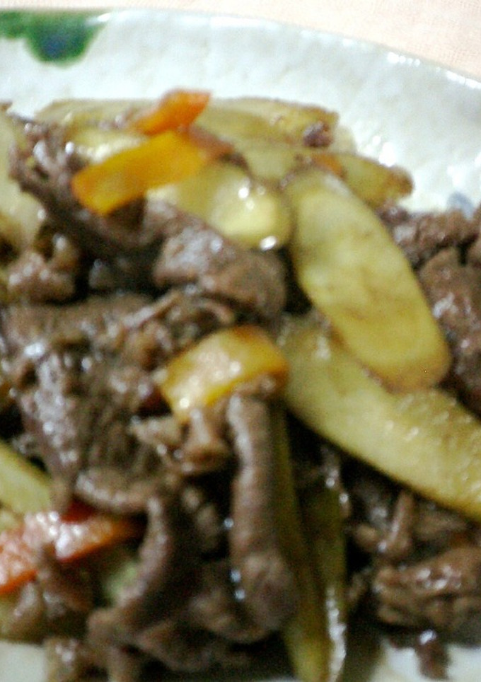 牛肉とごぼうの甘辛煮-レシピのメイン写真