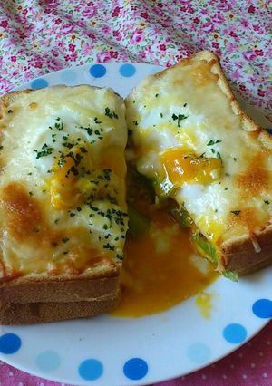 簡単ランチ♪ブランチに☆クロックマダム★-レシピのメイン写真